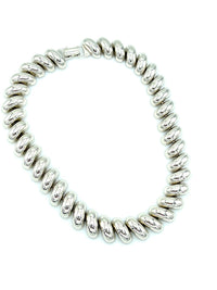 Classic Silver Vintage Napier Chunky Layering Necklace - 24 Wishes Vintage Jewelry