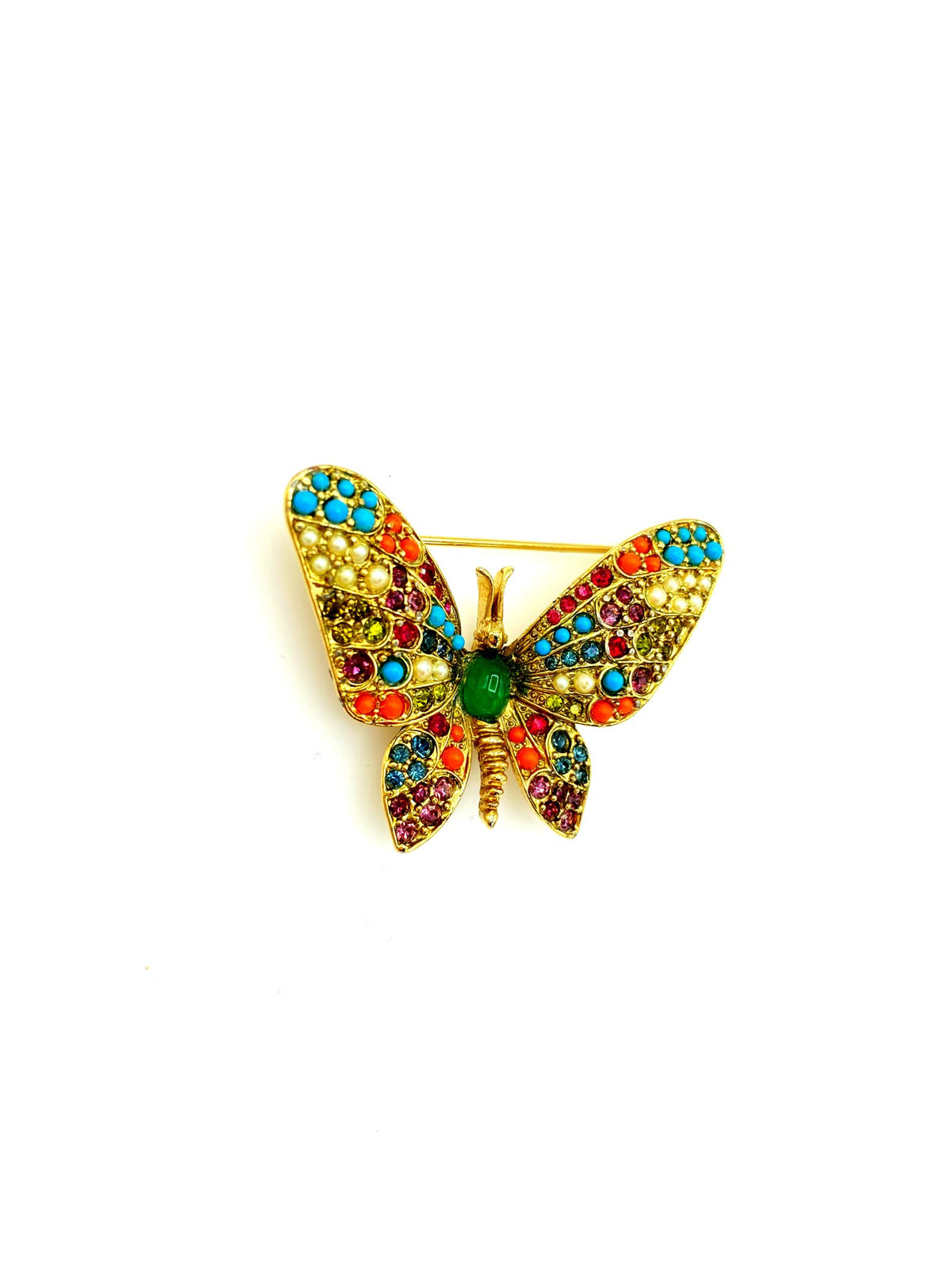 D'Orlan Bijoux Butterfly Vintage Brooch - 24 Wishes Vintage Jewelry