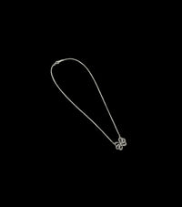 Feminine Silver Bow Layering Pendant Dainty Chain Avon Necklace - 24 Wishes Vintage Jewelry