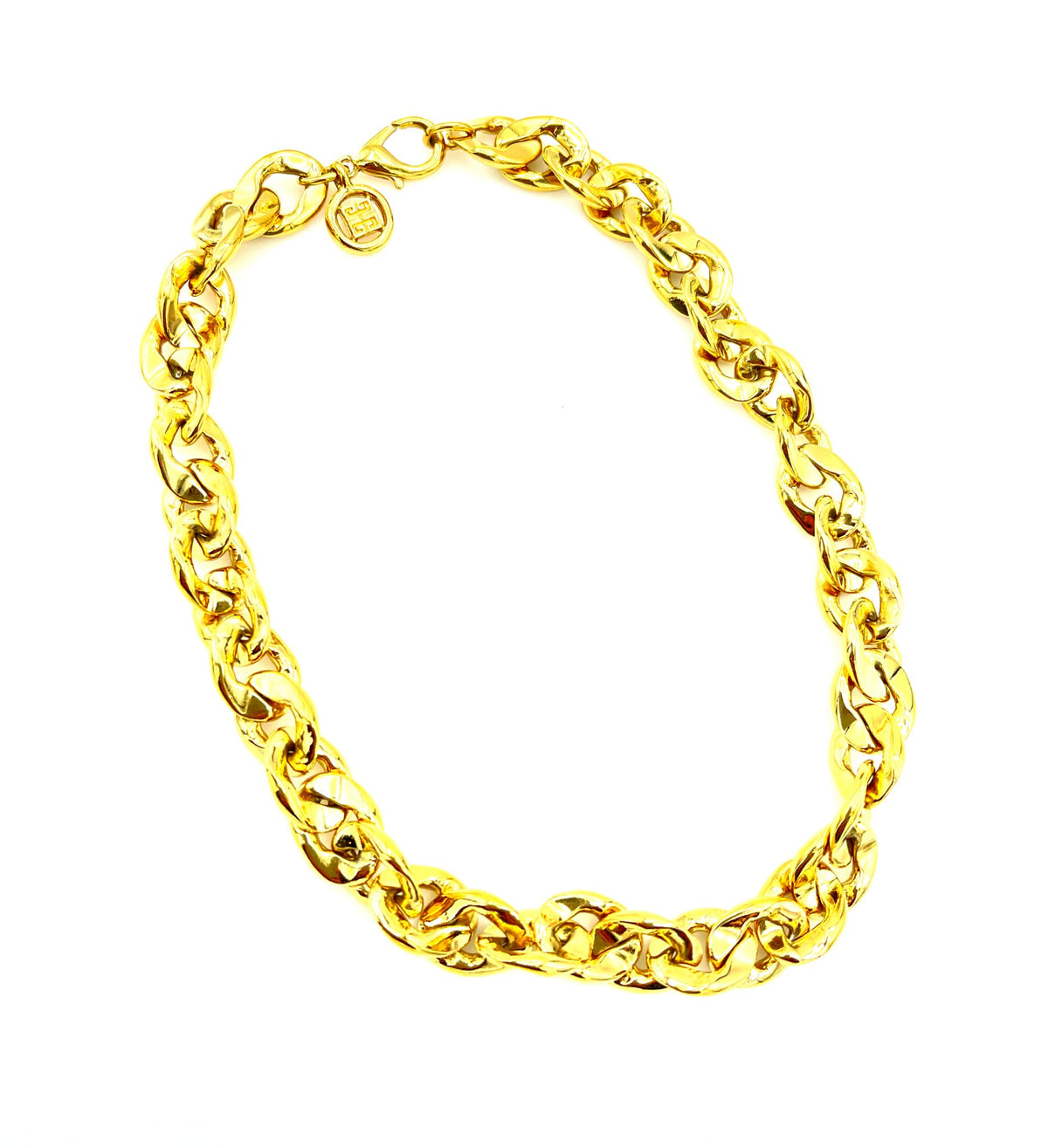 Givenchy Gold Chain Vintage Necklace - 24 Wishes Vintage Jewelry