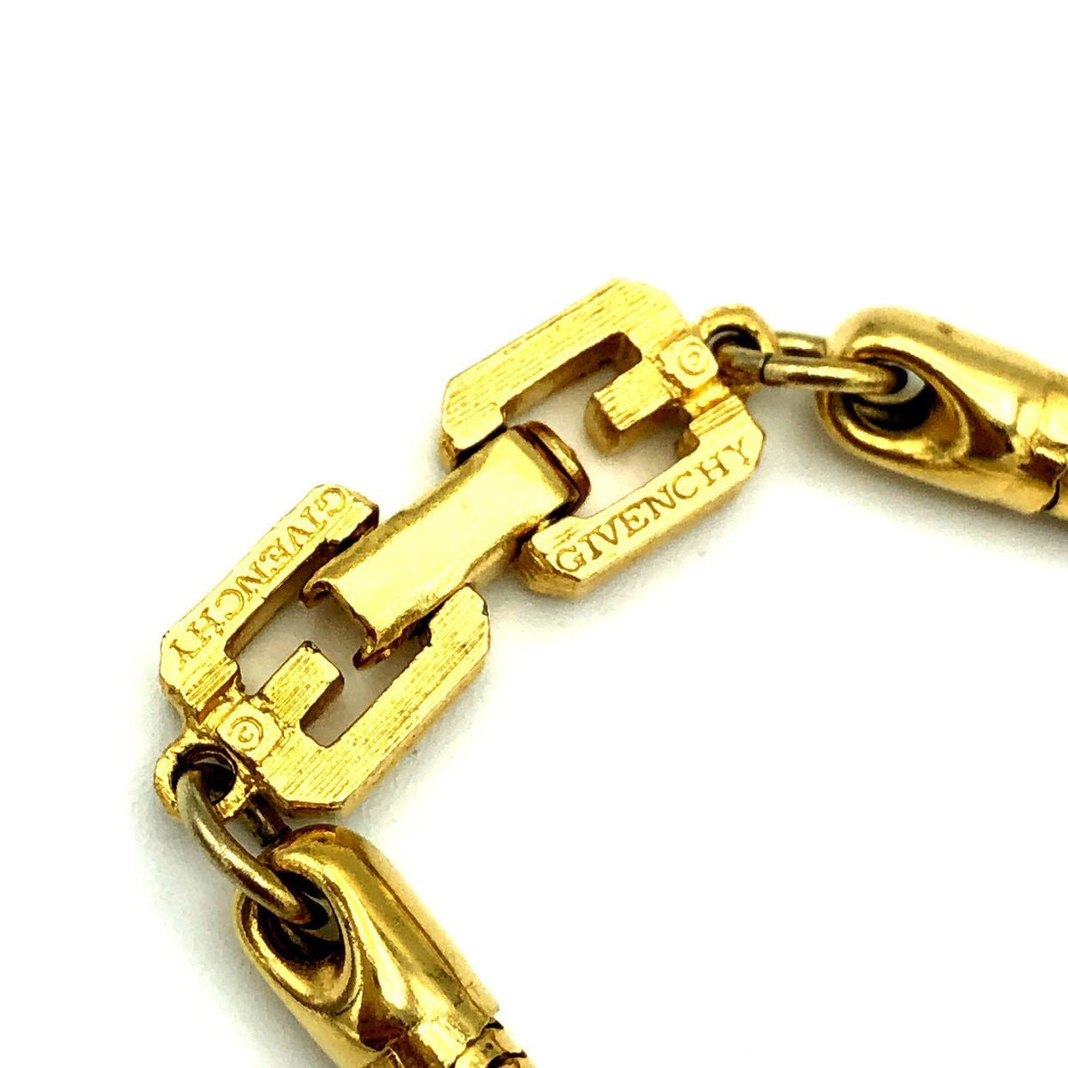 Givenchy Gold Snake Chain Vintage Necklace - 24 Wishes Vintage Jewelry