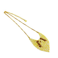 Givenchy Gold Triangle Mesh Bib Vintage Pendant Necklaces & Pendants 24 Wishes Vintage Jewelry