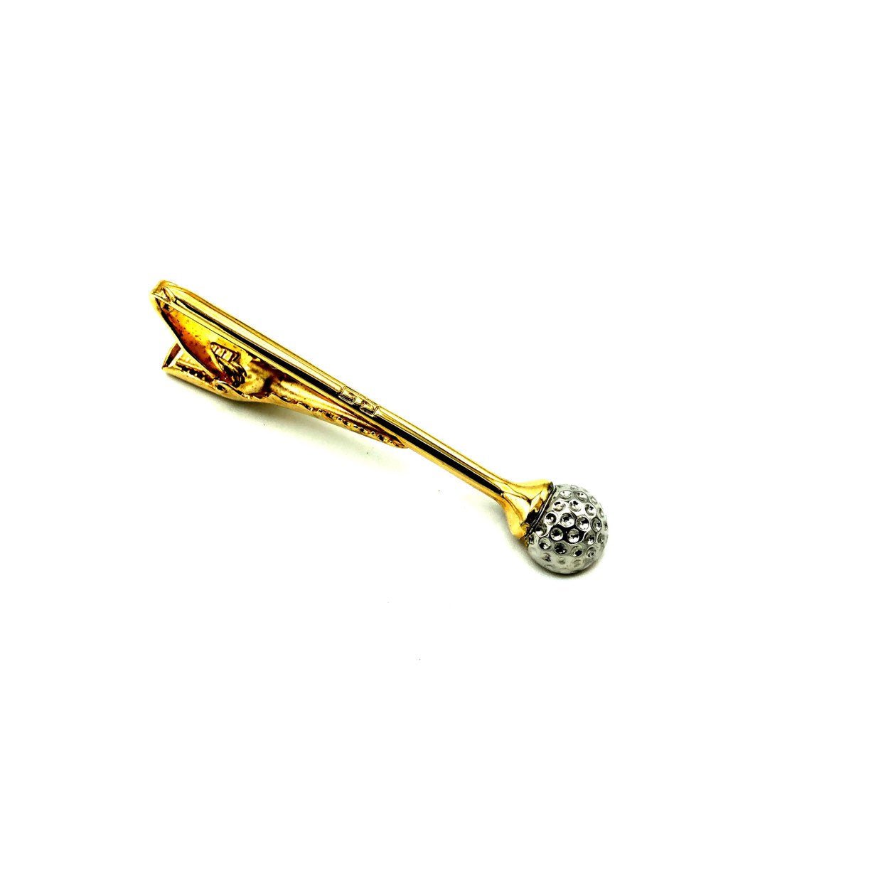 Givenchy Golf Tee & Ball Cufflinks Tie Clip – 24 Wishes Vintage