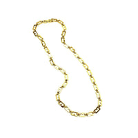 Gold Classic Givenchy Logo Long Chain Necklace - 24 Wishes Vintage Jewelry