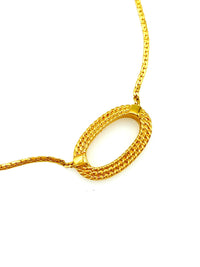 Gold Crown Trifari Dainty Vintage Pendant - 24 Wishes Vintage Jewelry