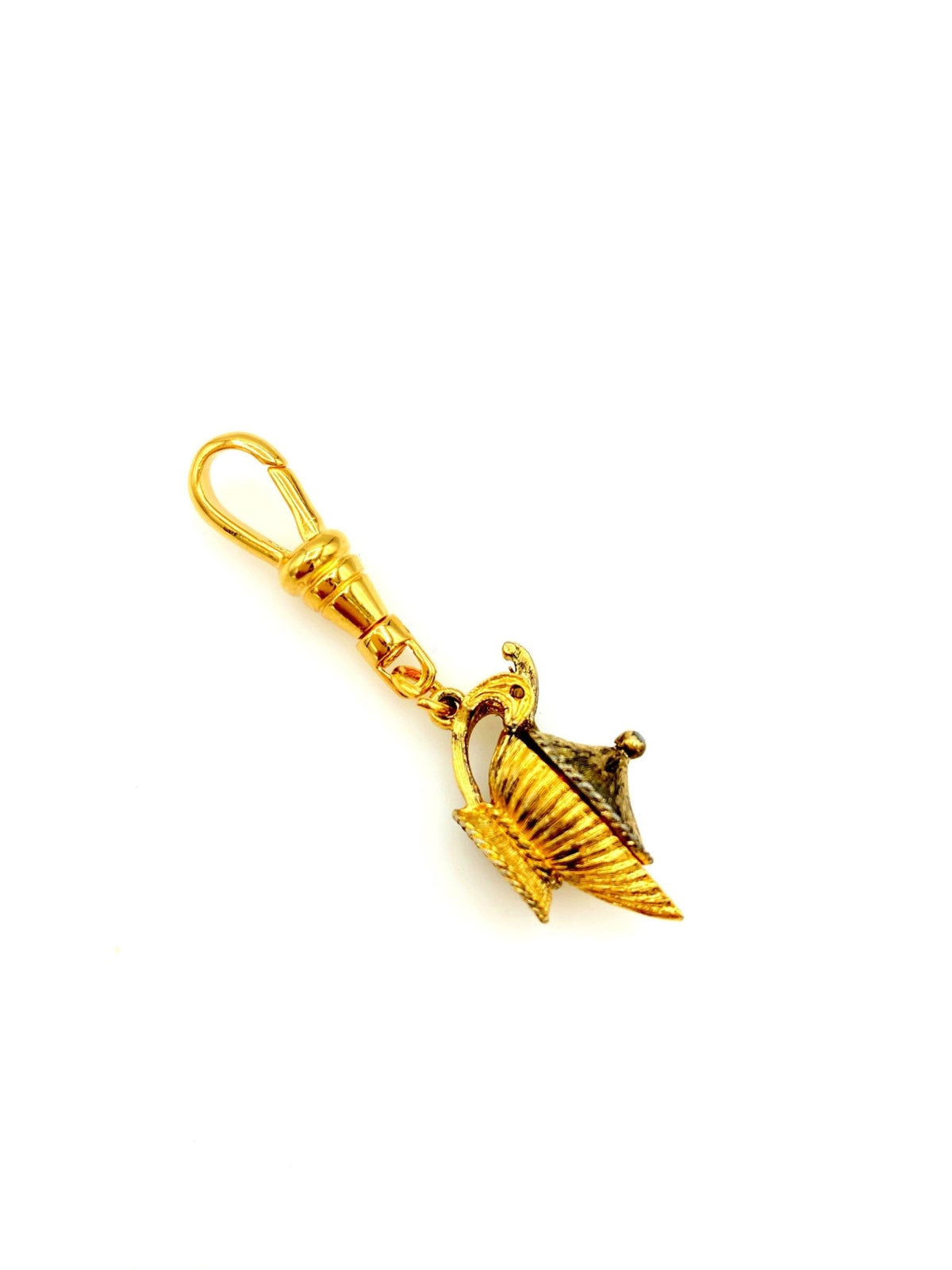 Gold Genie Lantern Charm - 24 Wishes Vintage Jewelry