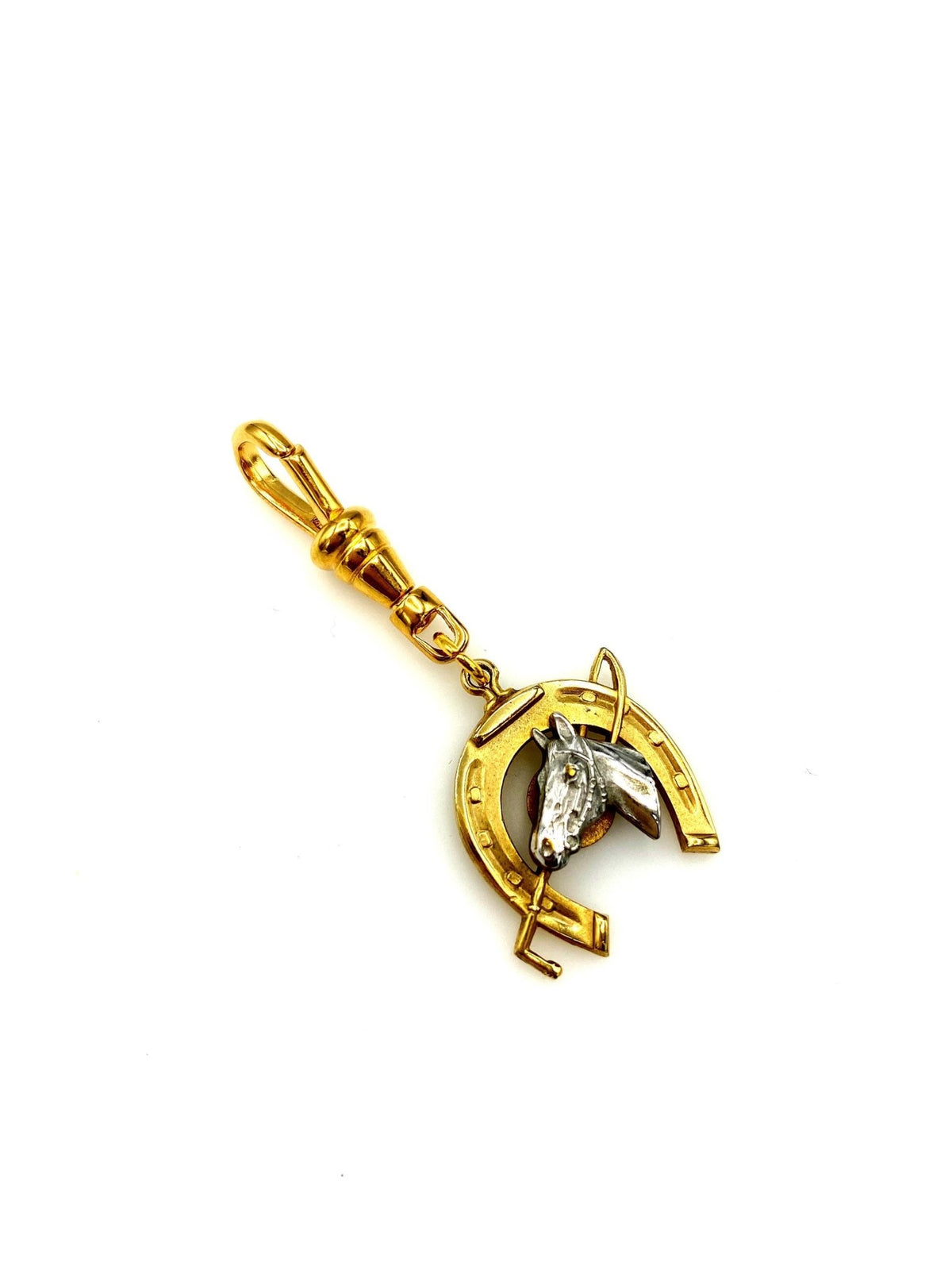 Gold & Silver Horse Shoe Charm - 24 Wishes Vintage Jewelry
