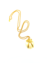 update alt-text with template Joan Rivers Vintage Pearlescent White Puffy Heart Pendant-Earrings-Joan Rivers-[trending designer jewelry]-[joan rivers jewelry]-[Sustainable Fashion]