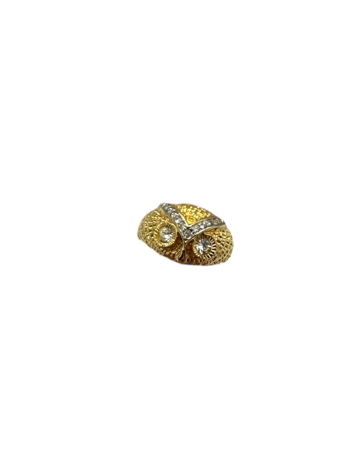 Joan Rivers Jewelry Gold Owl Vintage Cocktail Ring - 24 Wishes Vintage Jewelry