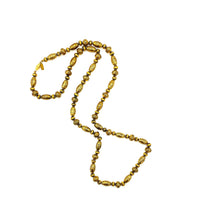 Kenneth Jay Lane Gold Boho Bead Long Vintage Necklace - 24 Wishes Vintage Jewelry