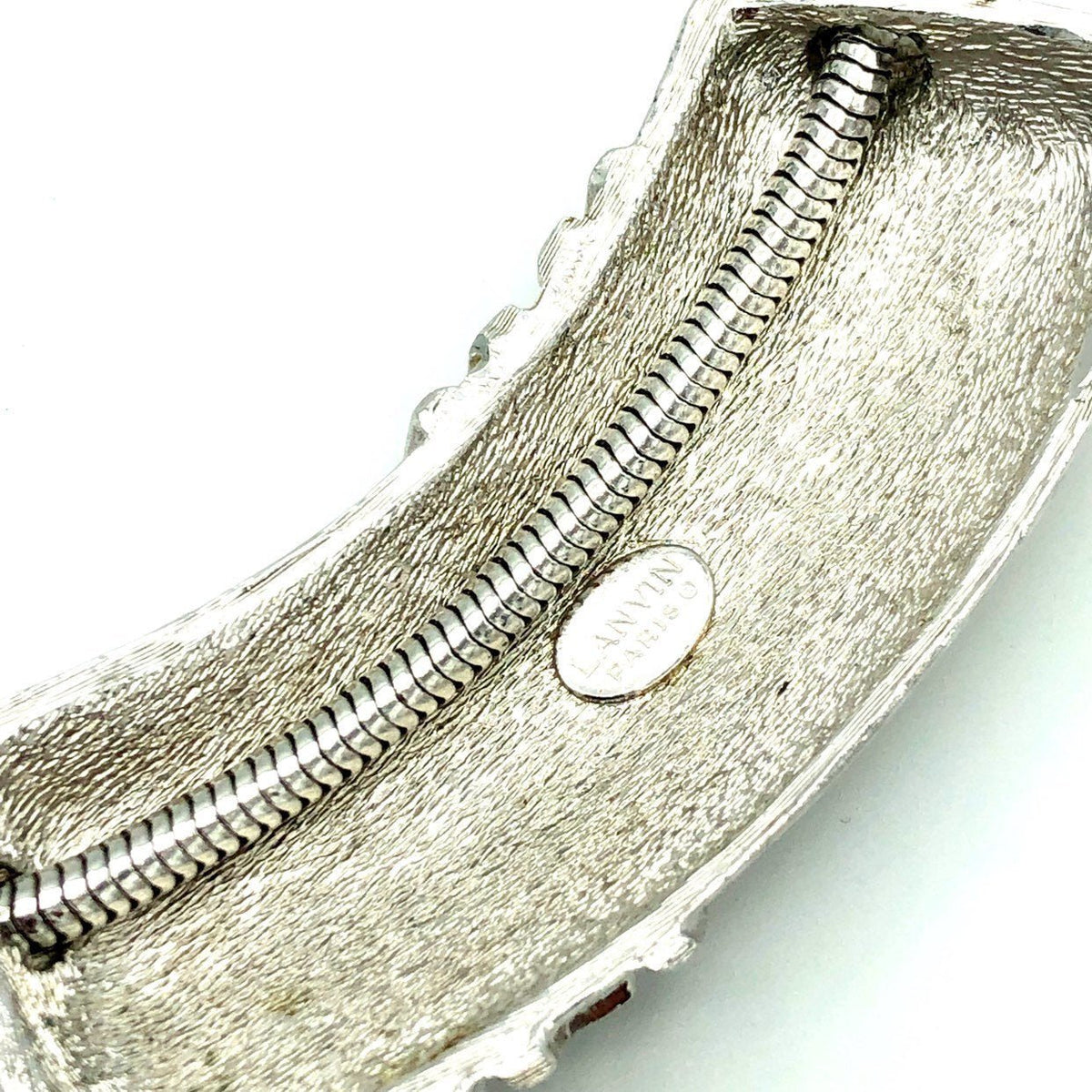 Lanvin Paris Vintage Jewelry Silver Logo Designer Choker Pendant - 24 Wishes Vintage Jewelry