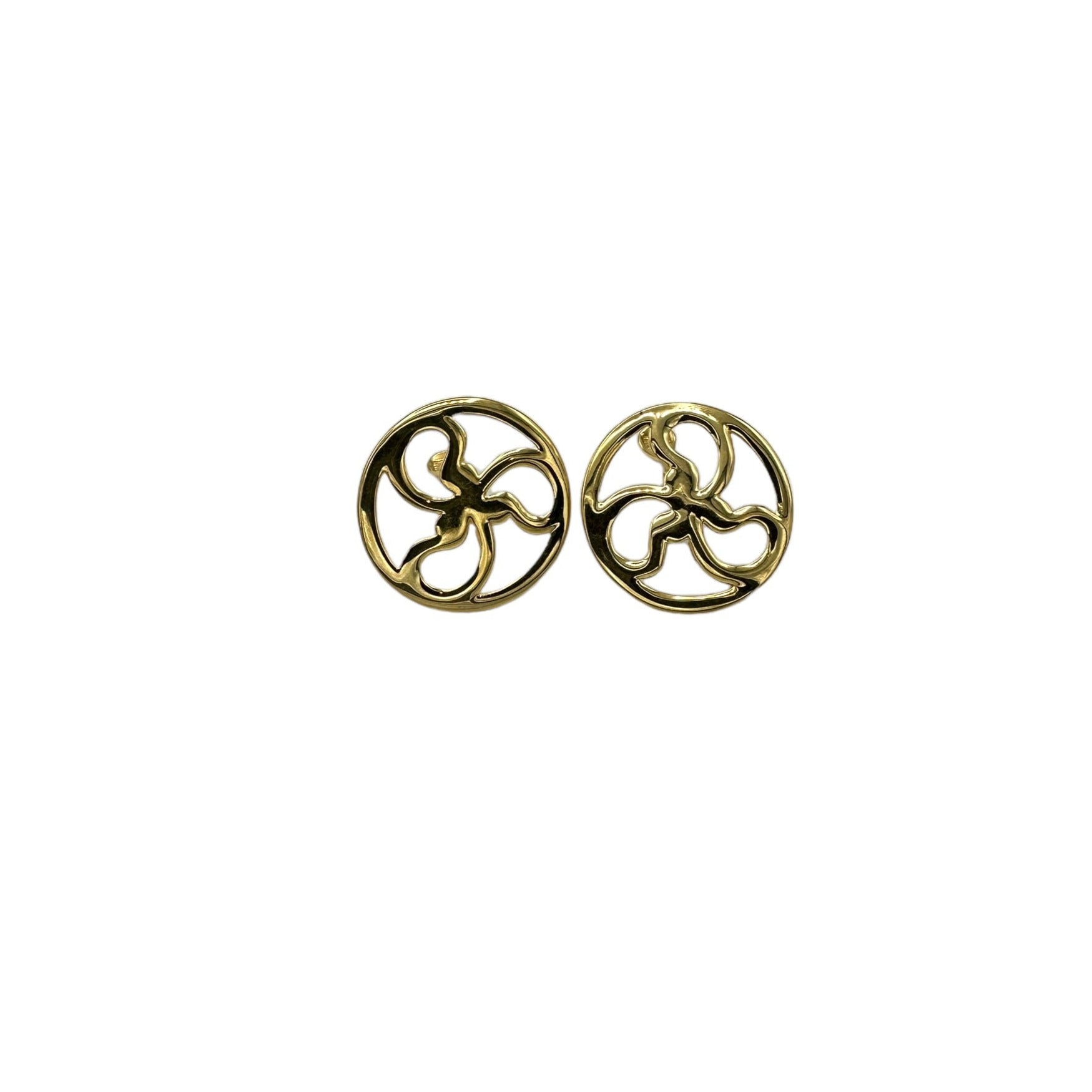 Monet | Jewelry | Vintage Monet Gold Plated Love Knot Pierced Earrings 6s  Mid Century Minimalist | Poshmark