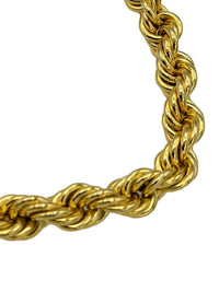 Long Statement Rope Link Gold Vintage Layering Chain - 24 Wishes Vintage Jewelry