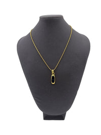 Monet Jewelry Gold Adjustable Chain Blue Enamel Vintage Pendant - 24 Wishes Vintage Jewelry
