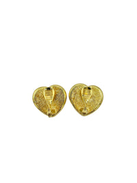 Monet Pearl Heart Clip-On Earrings - 24 Wishes Vintage Jewelry