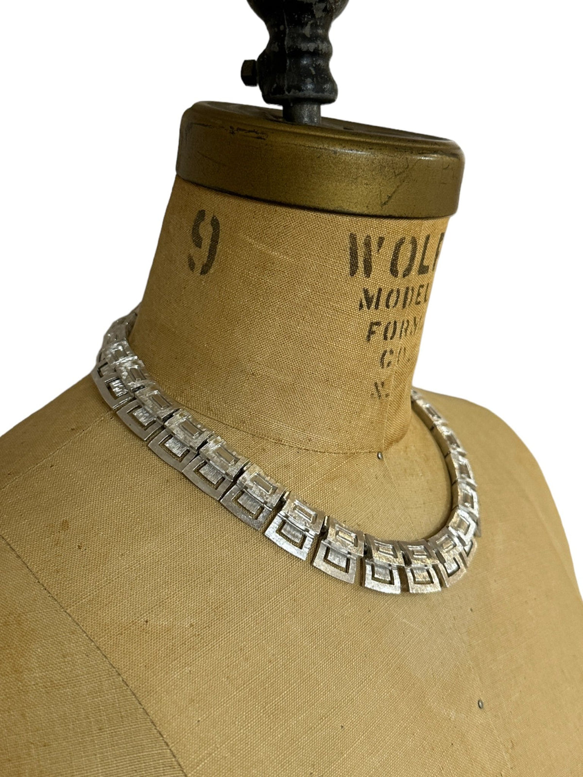 Napier Silver Modernist Vintage Jewelry Set - 24 Wishes Vintage Jewelry