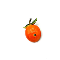 Orange Enamel Fruit Vintage Brooch by HAR - 24 Wishes Vintage Jewelry