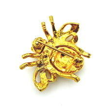 Petite Gold Joan Rivers Classic Bee Brooch - 24 Wishes Vintage Jewelry