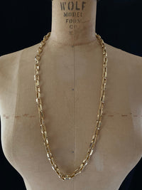 Pierre Cardin Gold Long Chain Vintage Necklace - 24 Wishes Vintage Jewelry