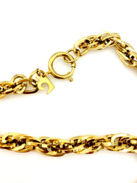 Pierre Cardin Gold Long Layering Chain Vintage Necklace - 24 Wishes Vintage Jewelry