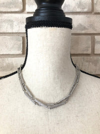 Silver Crown Trifari Vintage Link Layering Long Chain - 24 Wishes Vintage Jewelry