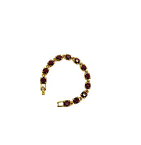 Swarovski Vintage Jewelry Amethyst Purple Crystal Tennis Bracelet - 24 Wishes Vintage Jewelry
