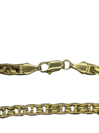 Vintage 14K Yellow Gold Anchor Chain Layering Bracelet - 24 Wishes Vintage Jewelry