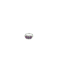 Vintage Avon Amethyst Purple Victorian Style Ring - 24 Wishes Vintage Jewelry