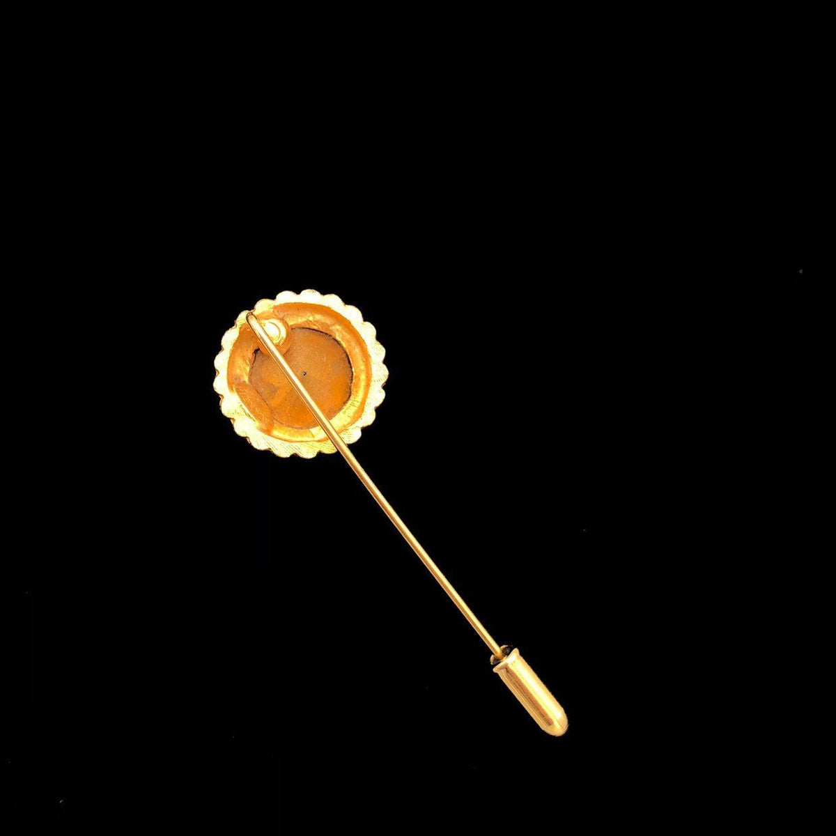 Vintage Gold Kenneth Jay Lane Crystal Stick Pin - 24 Wishes Vintage Jewelry