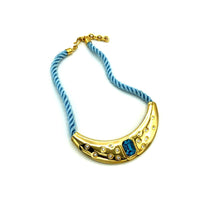 Vintage Monet Baby Blue Statement Jewelry Set - 24 Wishes Vintage Jewelry