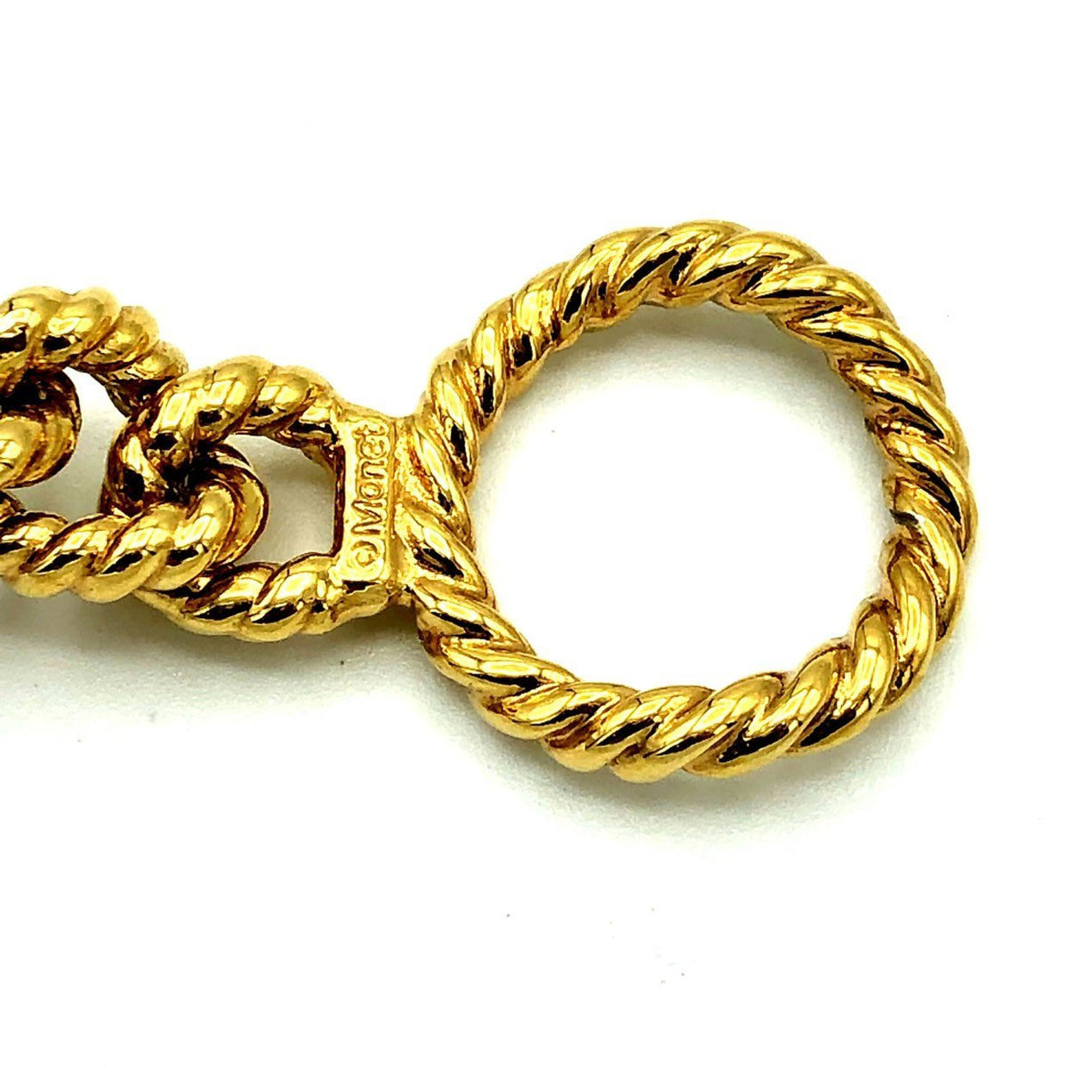 Vintage Monet Classic Gold Chunky Stacking Bracelet – 24 Wishes Vintage ...