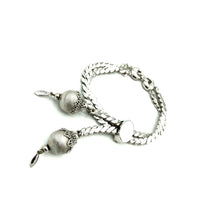 Vintage Monet Silver Chain Slide Stacking Bracelet - 24 Wishes Vintage Jewelry