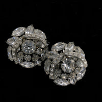 Weiss Clear Rhinestone Diamante Vintage Jewelry Set - 24 Wishes Vintage Jewelry